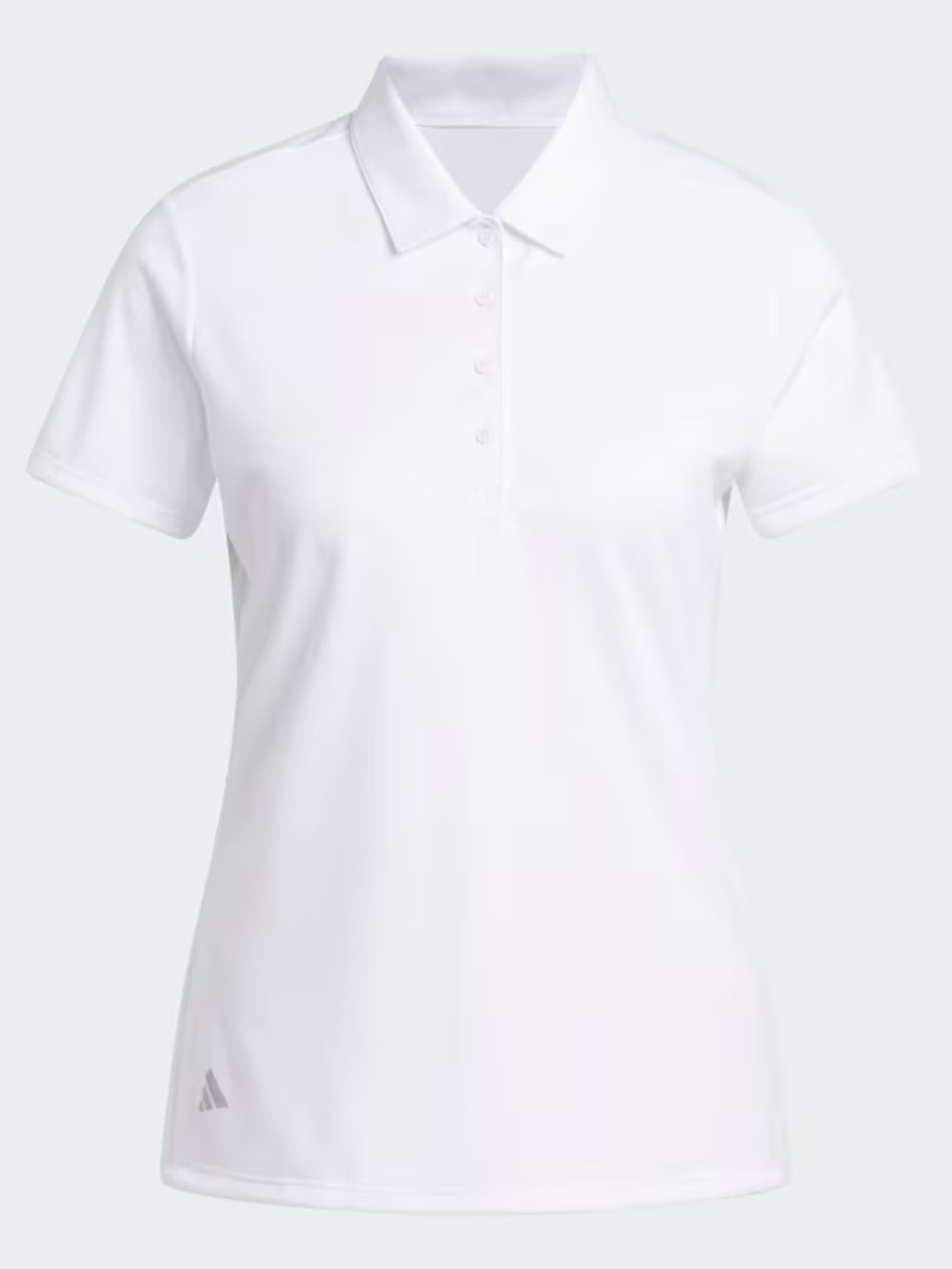 NWT! ADIDAS  Performance Women's White Short-Sleeve Button-Down Polo size Small